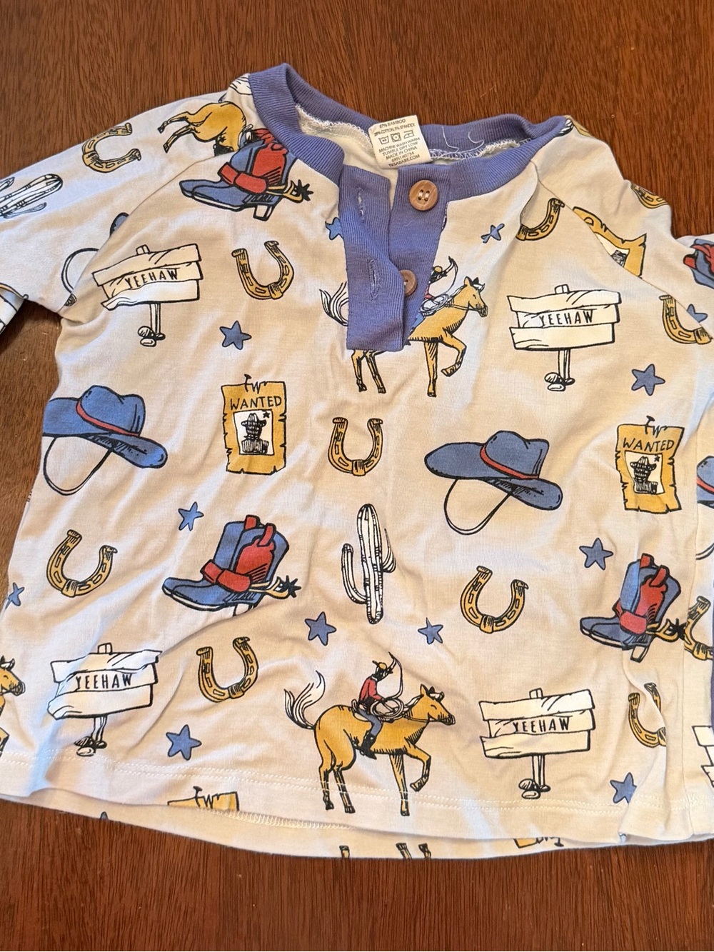 Tesa Babe cowboy Kids Pajama Set - 12-18M